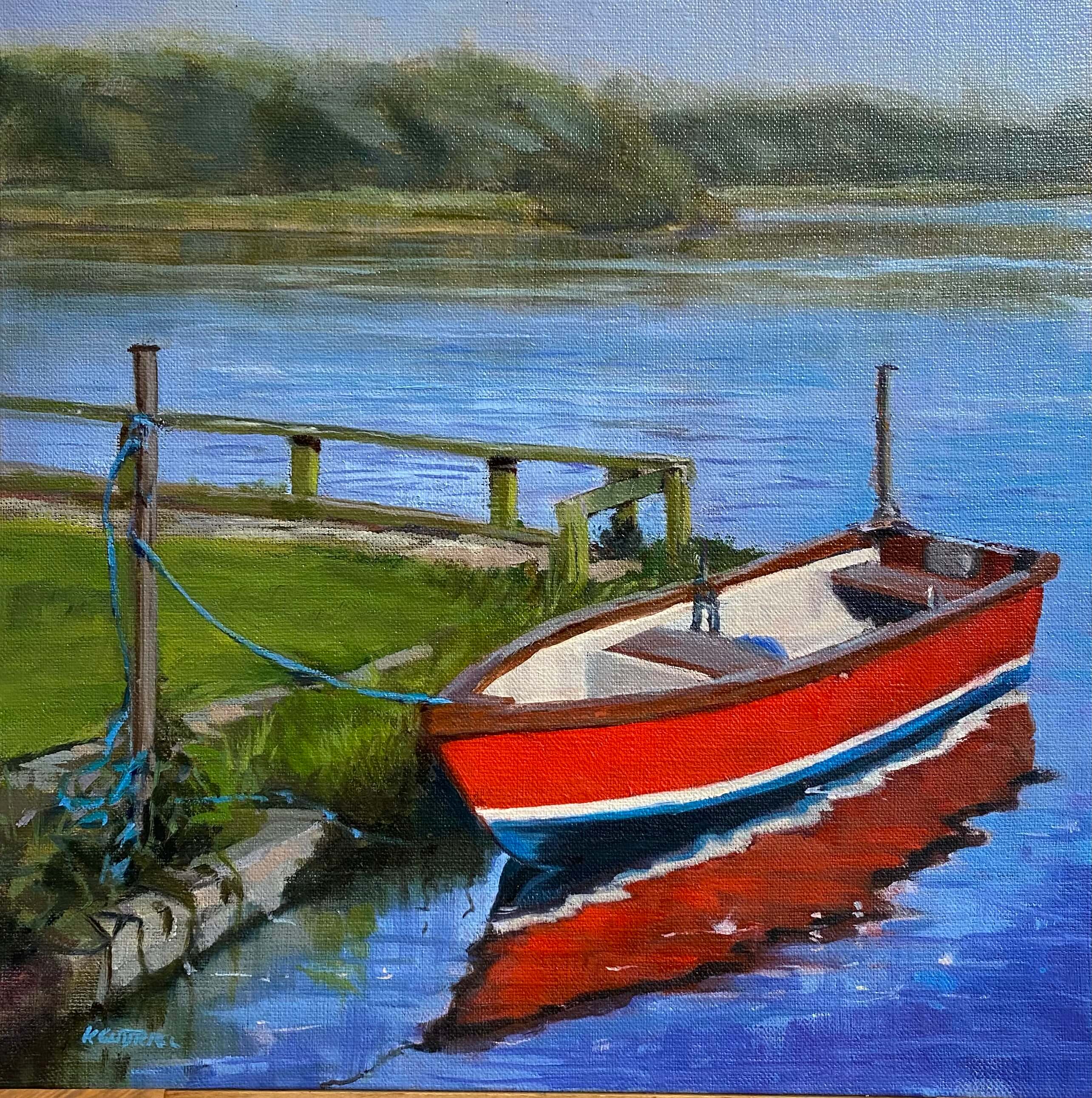 Red Boat at Filby Broad
